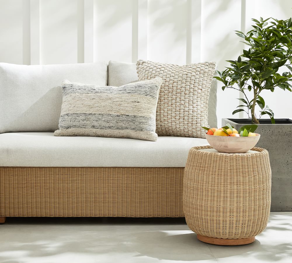 Cadyn Textured Indoor/Outdoor Pillow Pottery Barn