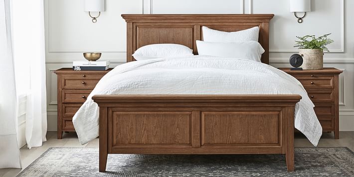 Hudson Bed Wooden Beds Pottery Barn, Pottery Barn King Bed Set
