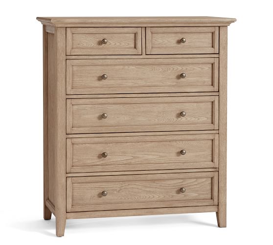 Hudson 6 Drawer Tall Dresser Pottery Barn, What Is The Difference Between A Tall Boy And Dresser