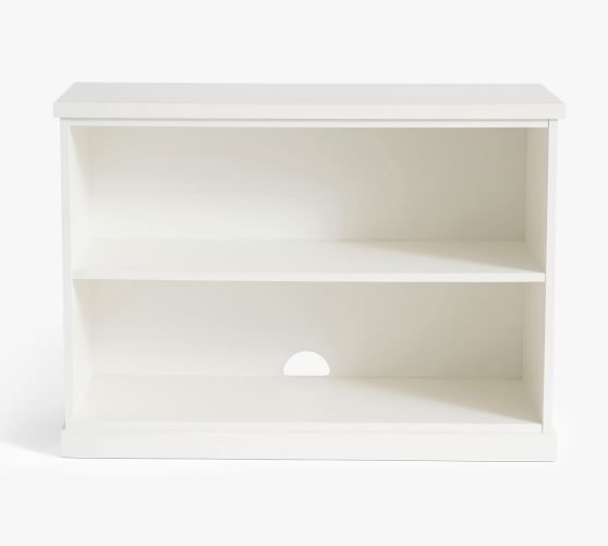 Bedford 41 X 29 2 Shelf Bookcase, 46 Inch Wide White Bookcase