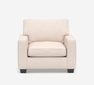 PB Comfort Square Arm Upholstered Armchair | Pottery Barn