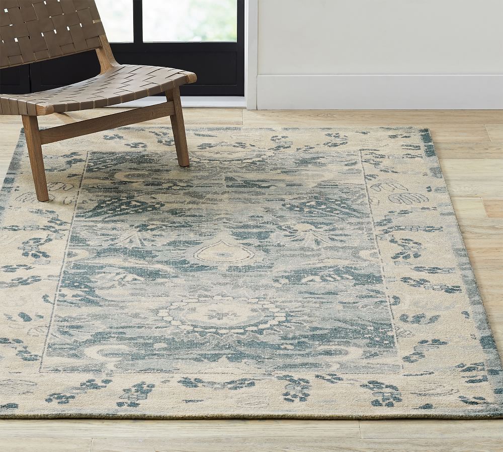 Jema HandTufted Printed Wool Rug Pottery Barn