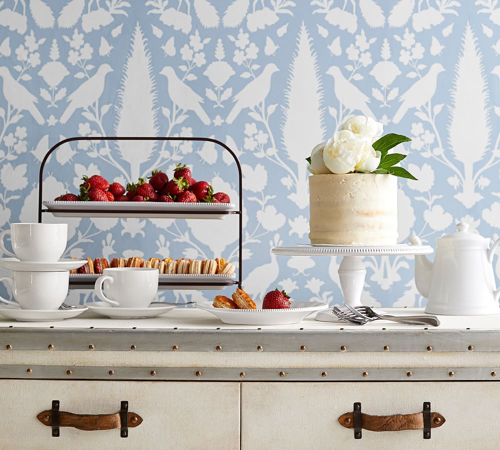 Gabriella Tiered Platter Stand Pottery Barn