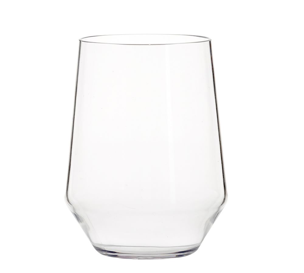 Happy Hour Acrylic Wine Glasses Pottery Barn