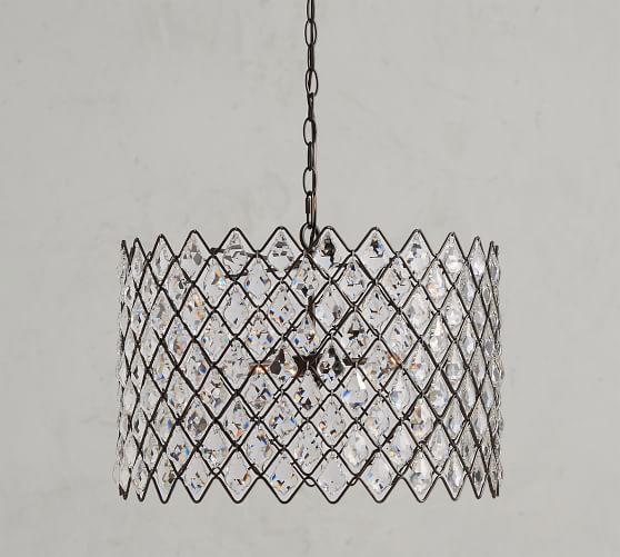 Xenia Led Crystal Ring Chandelier, Xenia Led Crystal Ring Chandelier