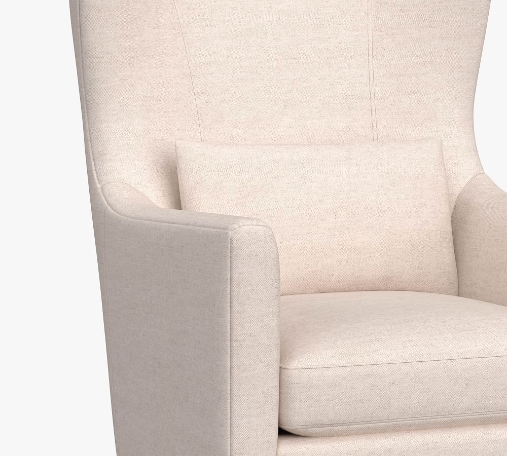 Champlain Square Arm Upholstered Recliner Pottery Barn