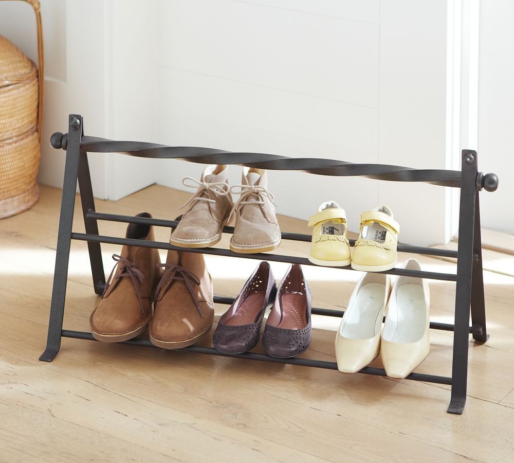 Bexton Shoe Rack Pottery Barn