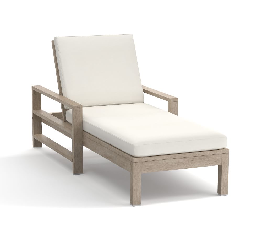Indio Outdoor Chaise Lounge Pottery Barn