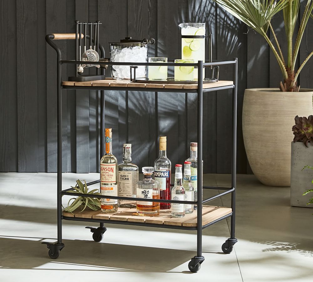 Bleecker Bar Tray Bar Accessories Pottery Barn