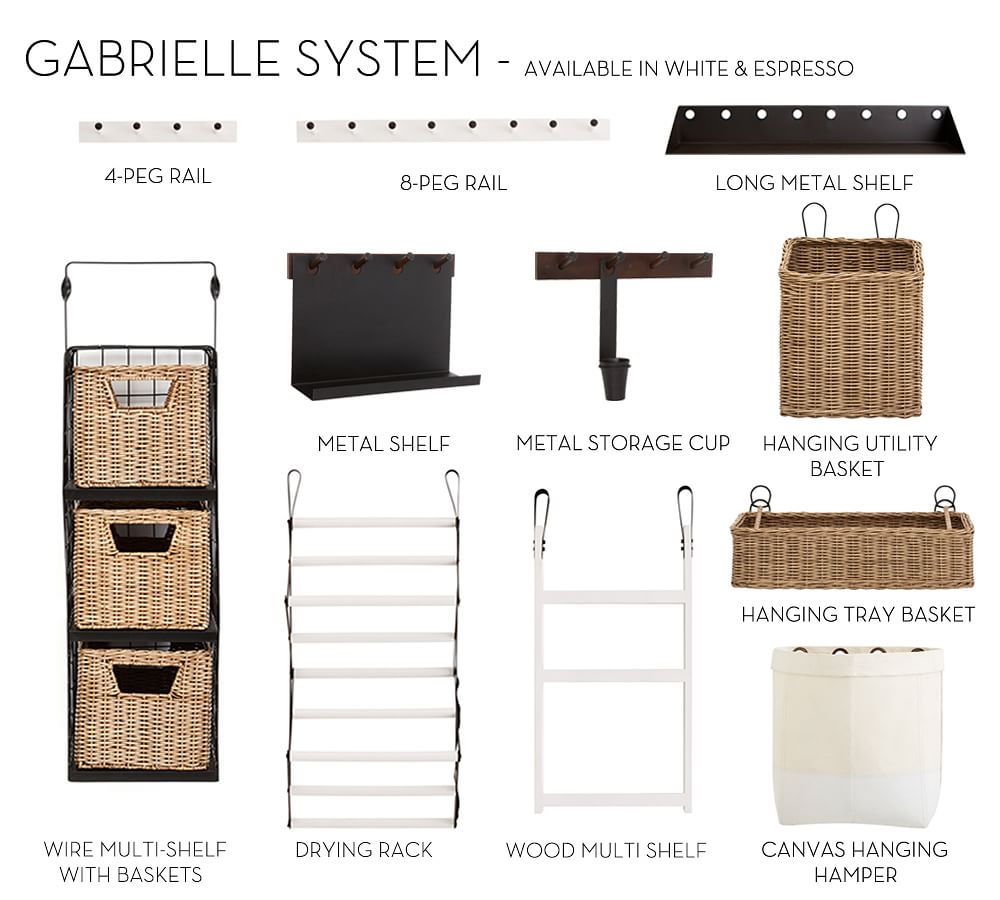 Gabrielle Organization System Pottery Barn