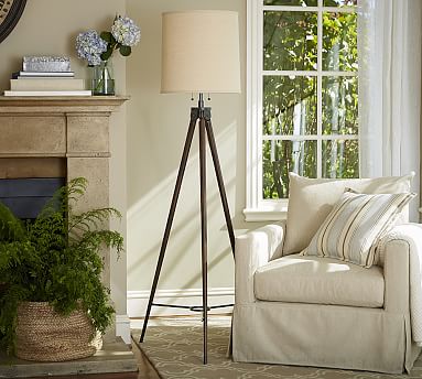 Gibson Statement Tripod Floor Lamp | Pottery Barn