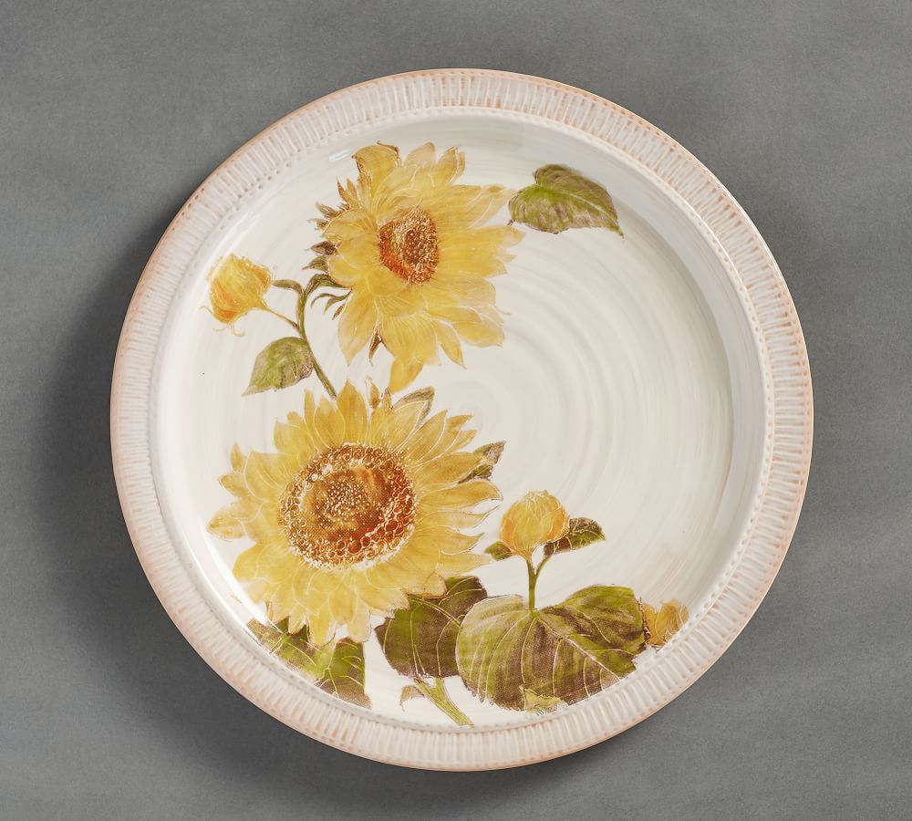 Sunflower Platter Pottery Barn