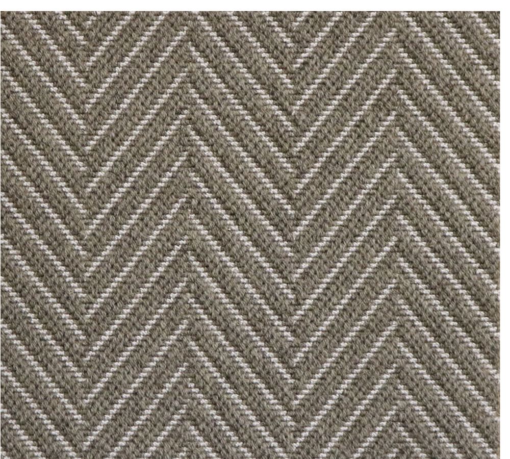 Fibreworks® Custom Textured Chevron Wool Rug | Pottery Barn