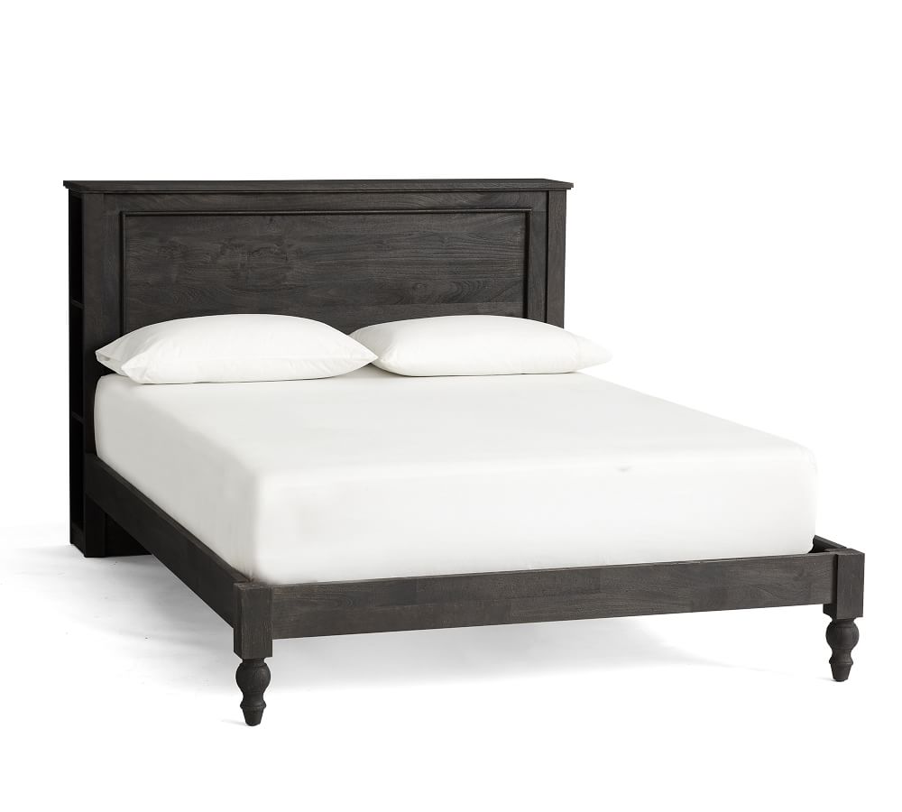Astoria Storage Headboard & Platform Bed Pottery Barn
