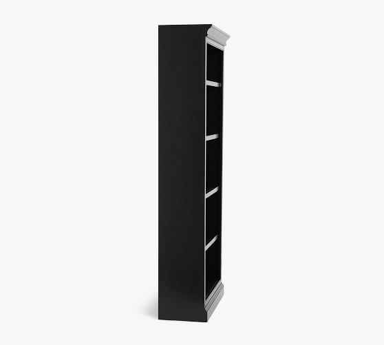 Aubrey 36 X 84 Tall Bookcase, Tall Black Bookcase With Drawers