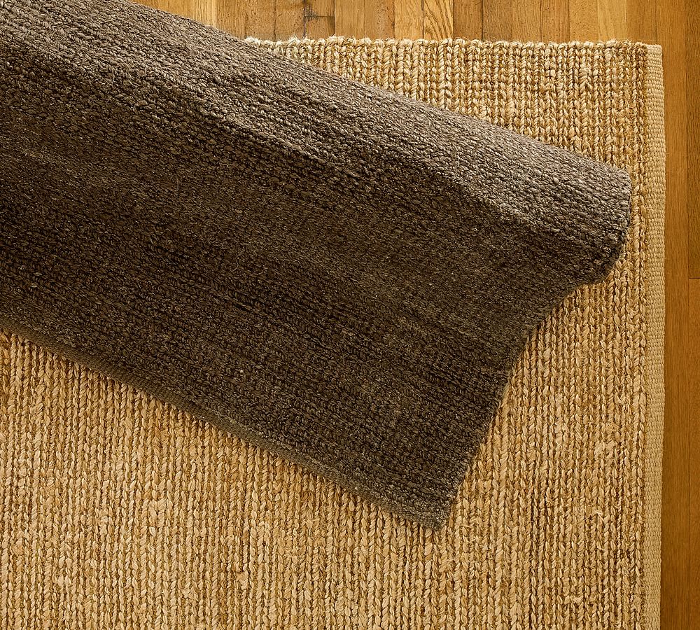 Heather Chenille/Jute Rug Espresso Pottery Barn