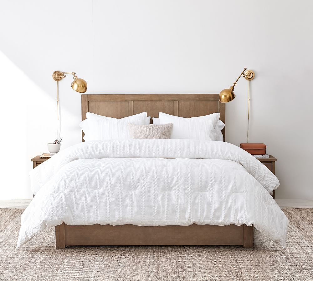 Storage Platform Bed & Headboard Pottery Barn