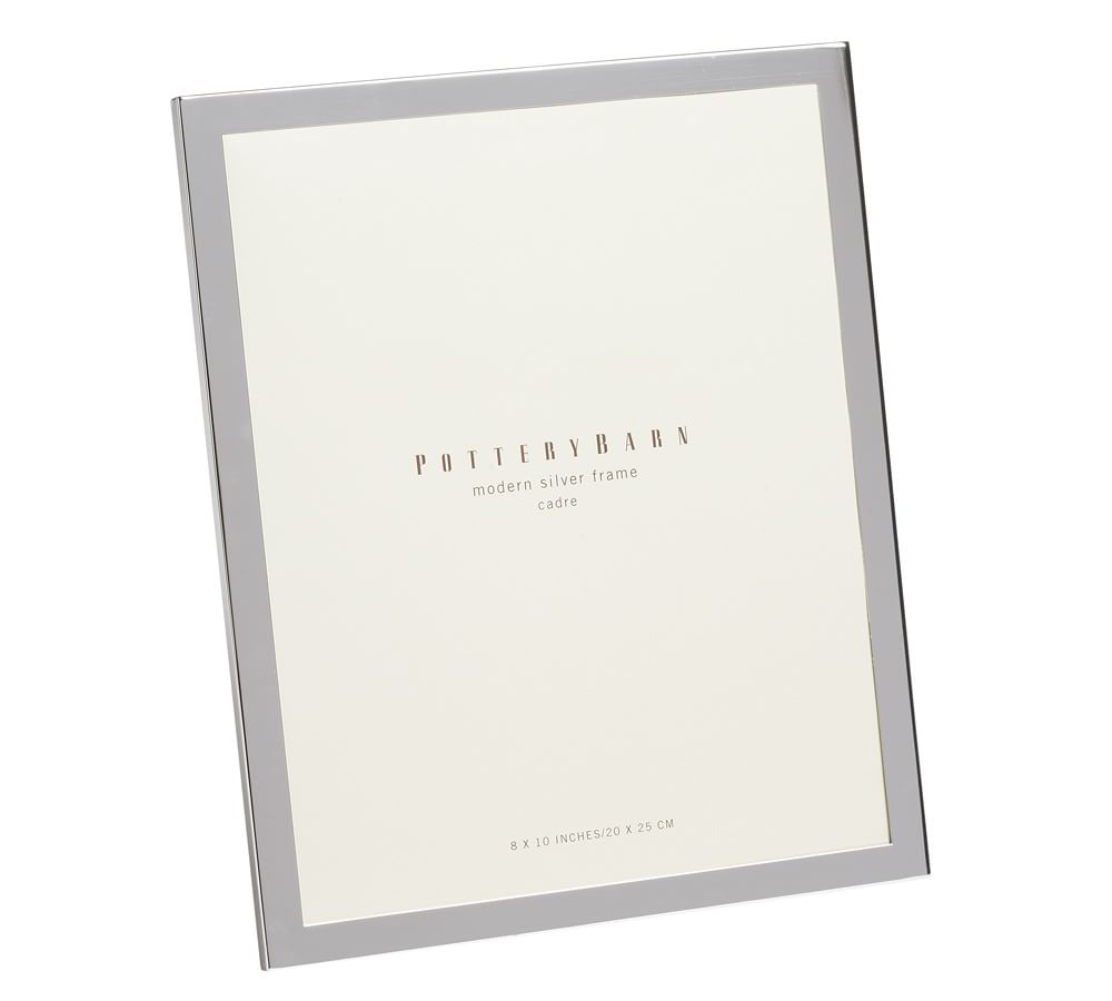 Modern Silver Frames Pottery Barn