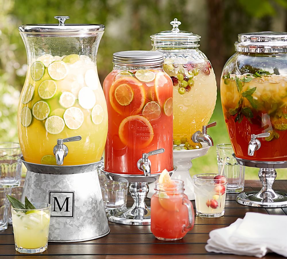 Mason Jar Glass Drink Dispenser Pottery Barn