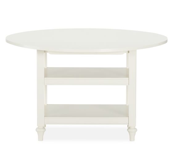 Shayne Round Drop Leaf Kitchen Table, Small Round Dining Table With Drop Leaf