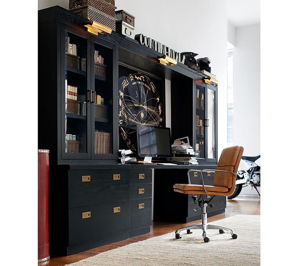 Reynolds Library Bookcase Sconce Pottery Barn