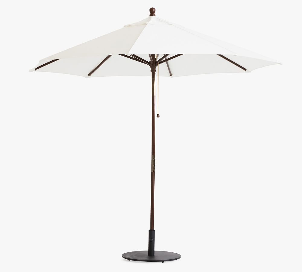 Round Outdoor Umbrella Outdoor Umbrellas Pottery Barn