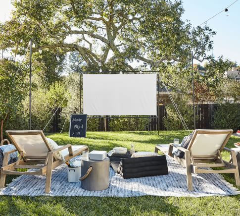 Outdoor Movie Lounge