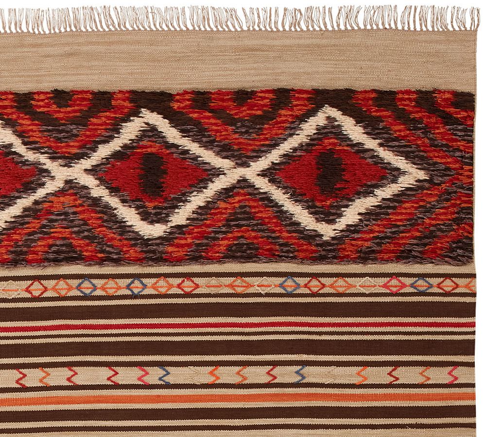 Scout Synthetic Kilim Rug Swatch Pottery Barn