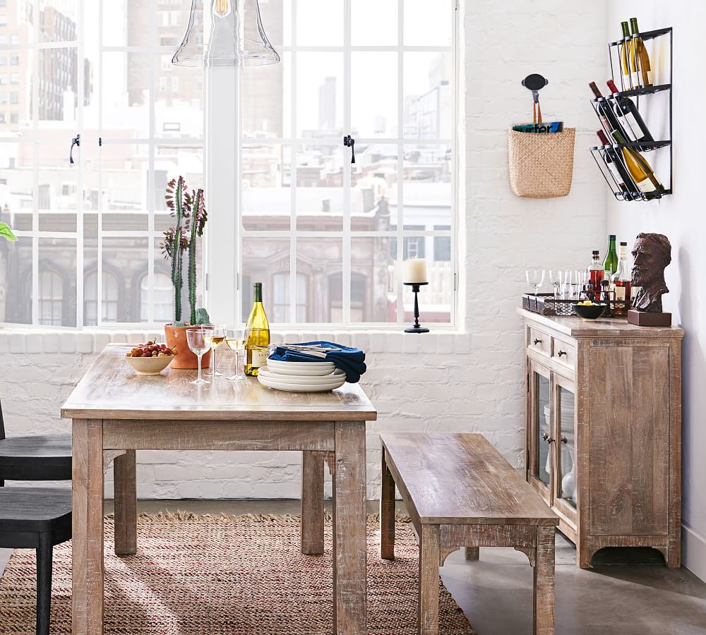 Vintage Blacksmith Wall Wine Rack Pottery Barn