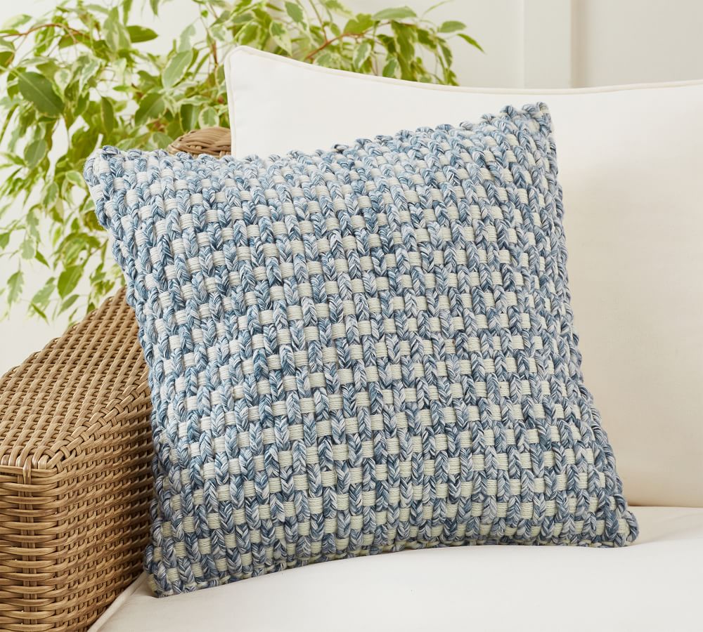 Cadyn Textured Indoor/Outdoor Pillow Pottery Barn