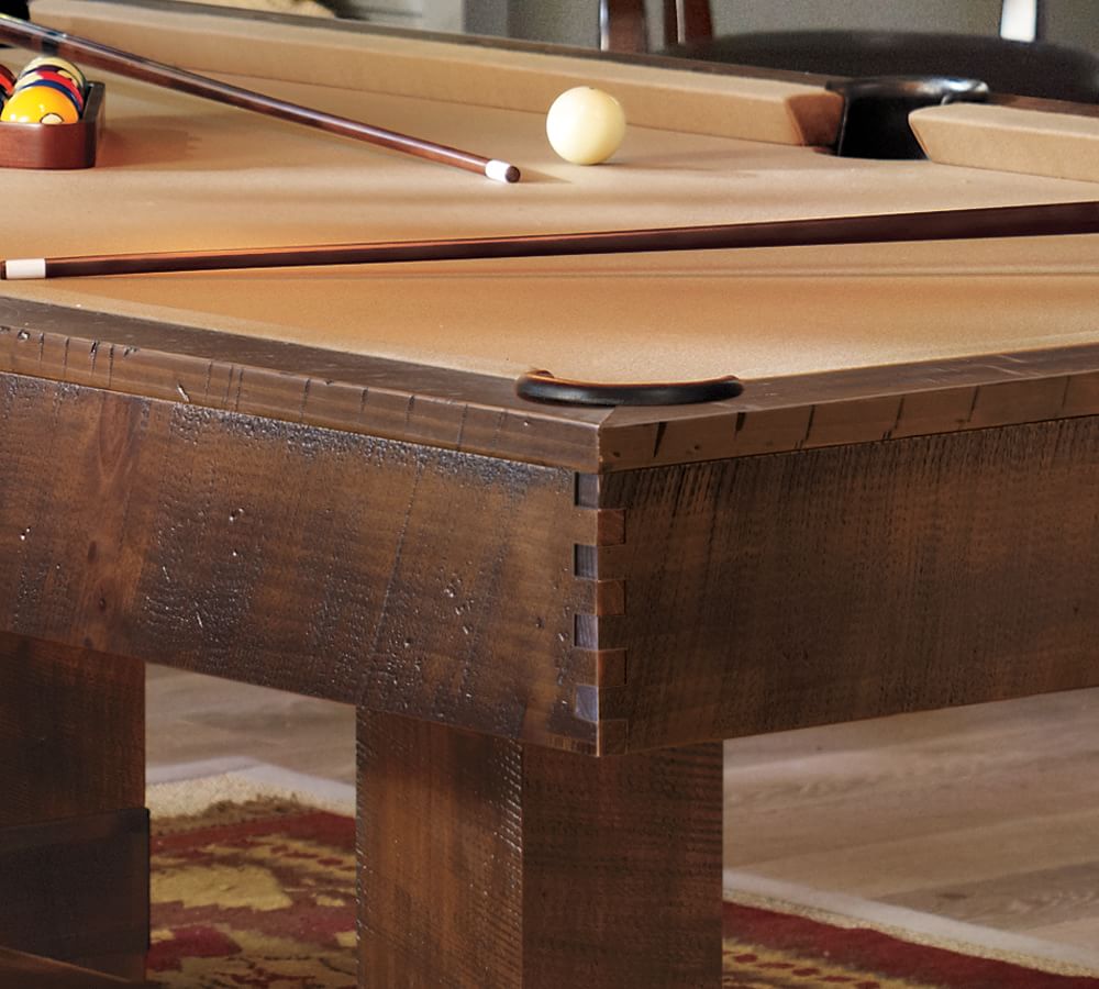 Benchwright Pool Table with Table Tennis Top Pottery Barn