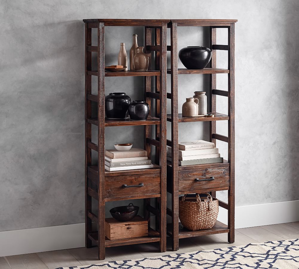 Paulsen 44" x 69" Reclaimed Wood Bookcase Pottery Barn