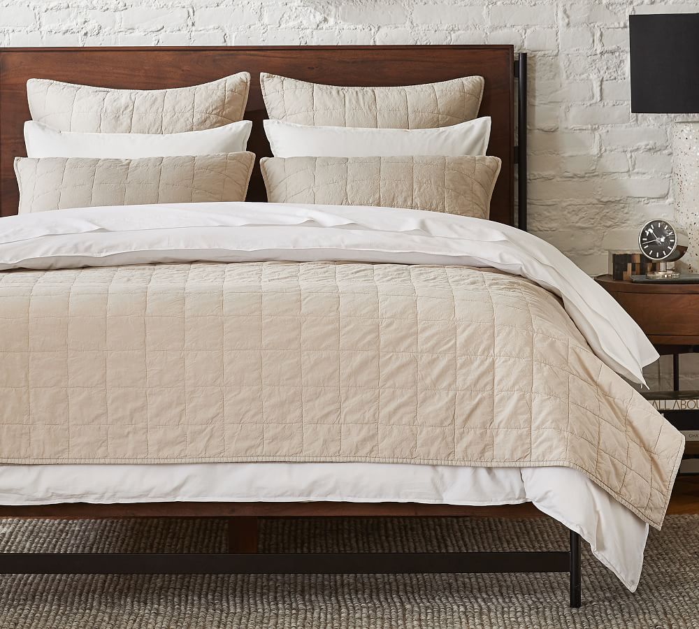 Davenport Cotton Quilt & Shams | Pottery Barn