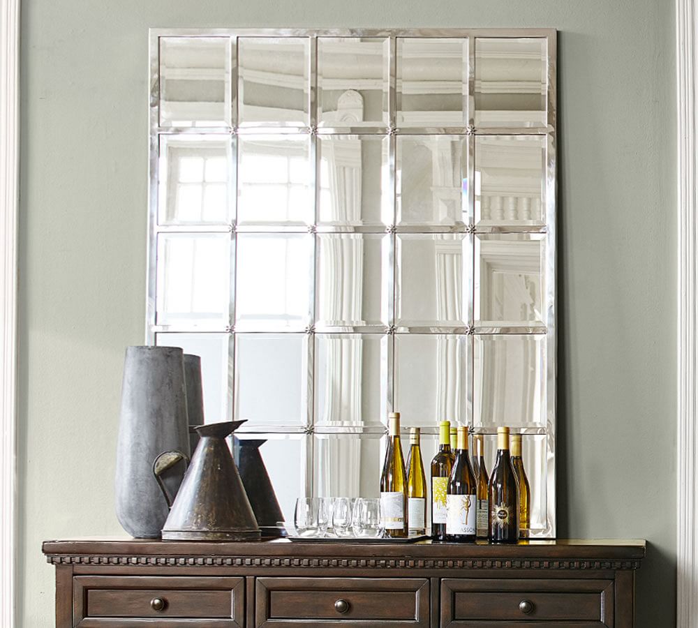Eagan Large Multipanel Wall Mirror - 44" x 55" | Pottery Barn