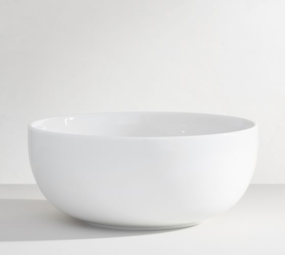 large white serving bowls