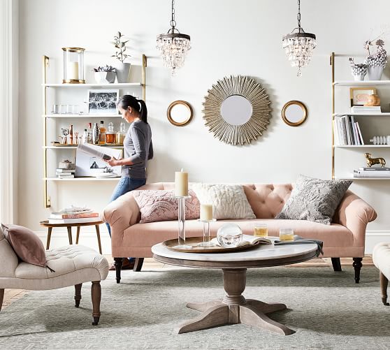 Clarissa Round Pendant Pottery Barn Clarissa Round Pendant Pottery Barn, Pottery Barn Clarissa Crystal Drop Round Chandelier