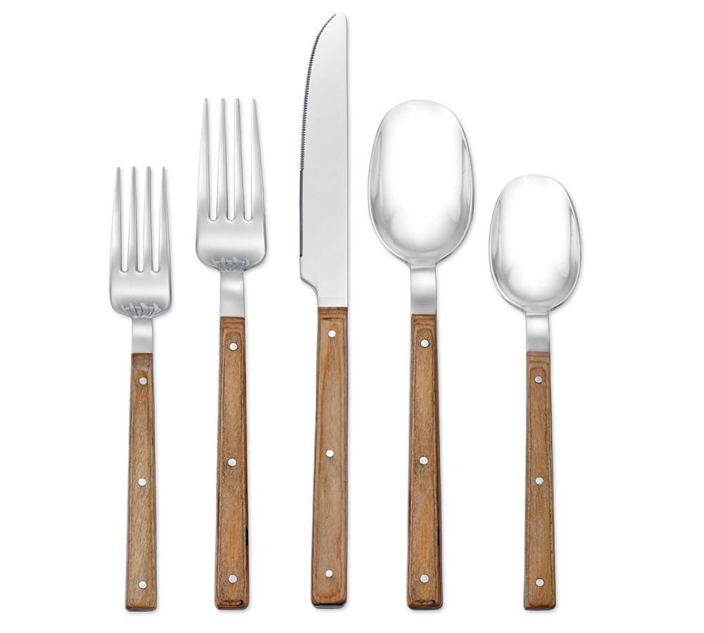 Modern Farmhouse Pakka Wood Flatware | Pottery Barn