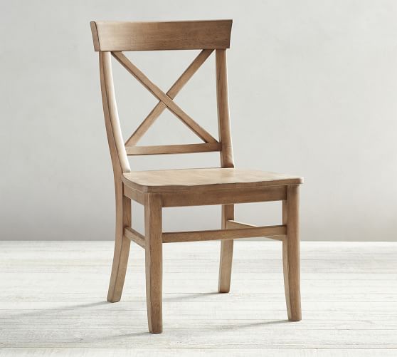 Aaron Dining Chair Pottery Barn, Wooden Dining Side Chairs