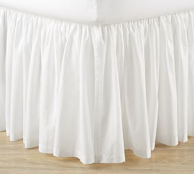 Details about   Dust Ruffle BedSkirt Cotton Bed Wrap with Platform Fit Gathered Style Light Grey