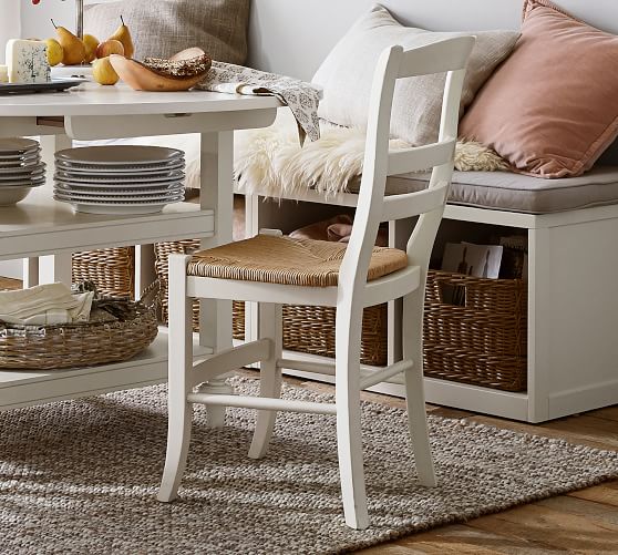 Isabella Dining Chair Pottery Barn, White Upholstered Dining Chairs Pottery Barn