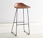 Brenner Leather Bar & Counter Stool | Pottery Barn