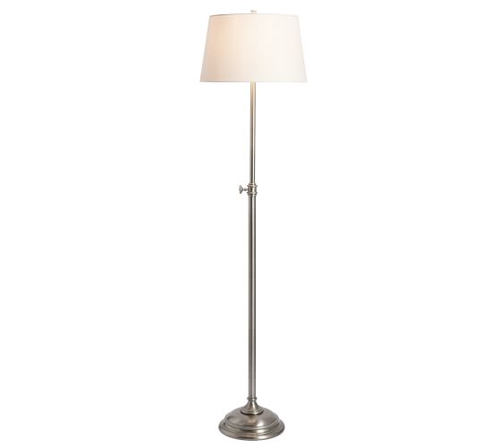Chelsea Metal Adjustable Floor Lamp, Adjustable Floor Lamp Base