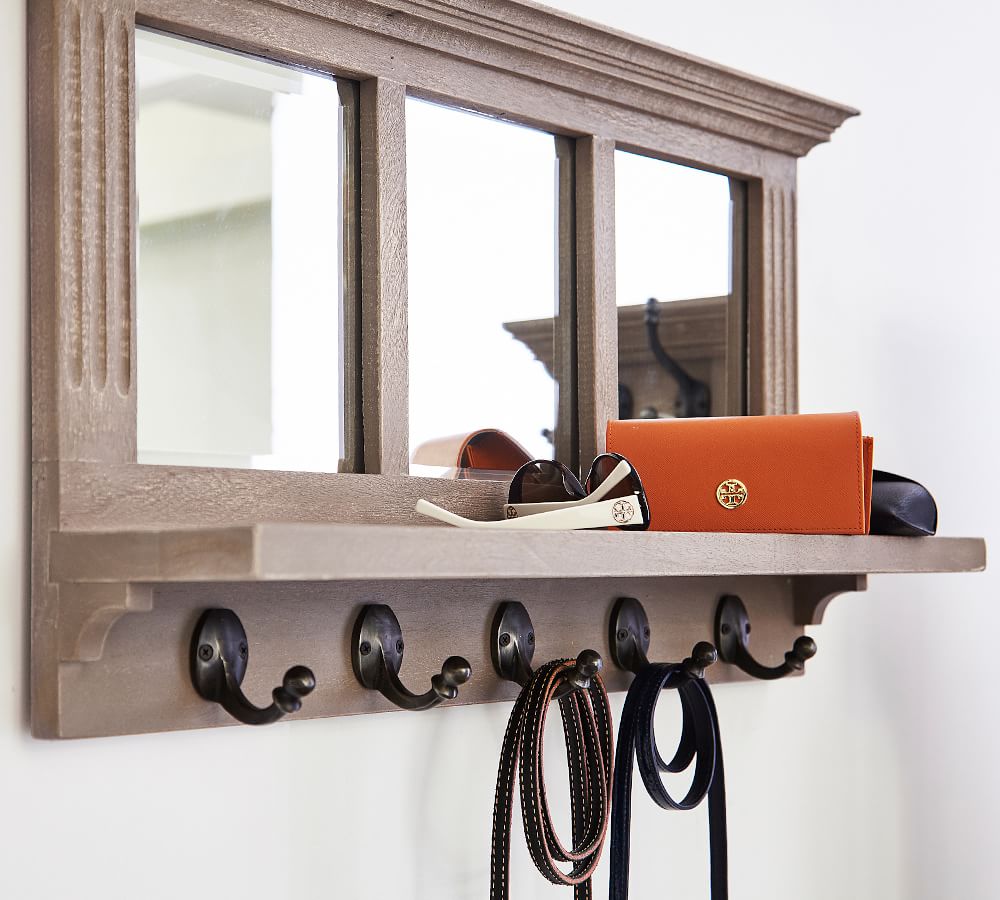 Livingston Mango Wood Entryway Collection Pottery Barn