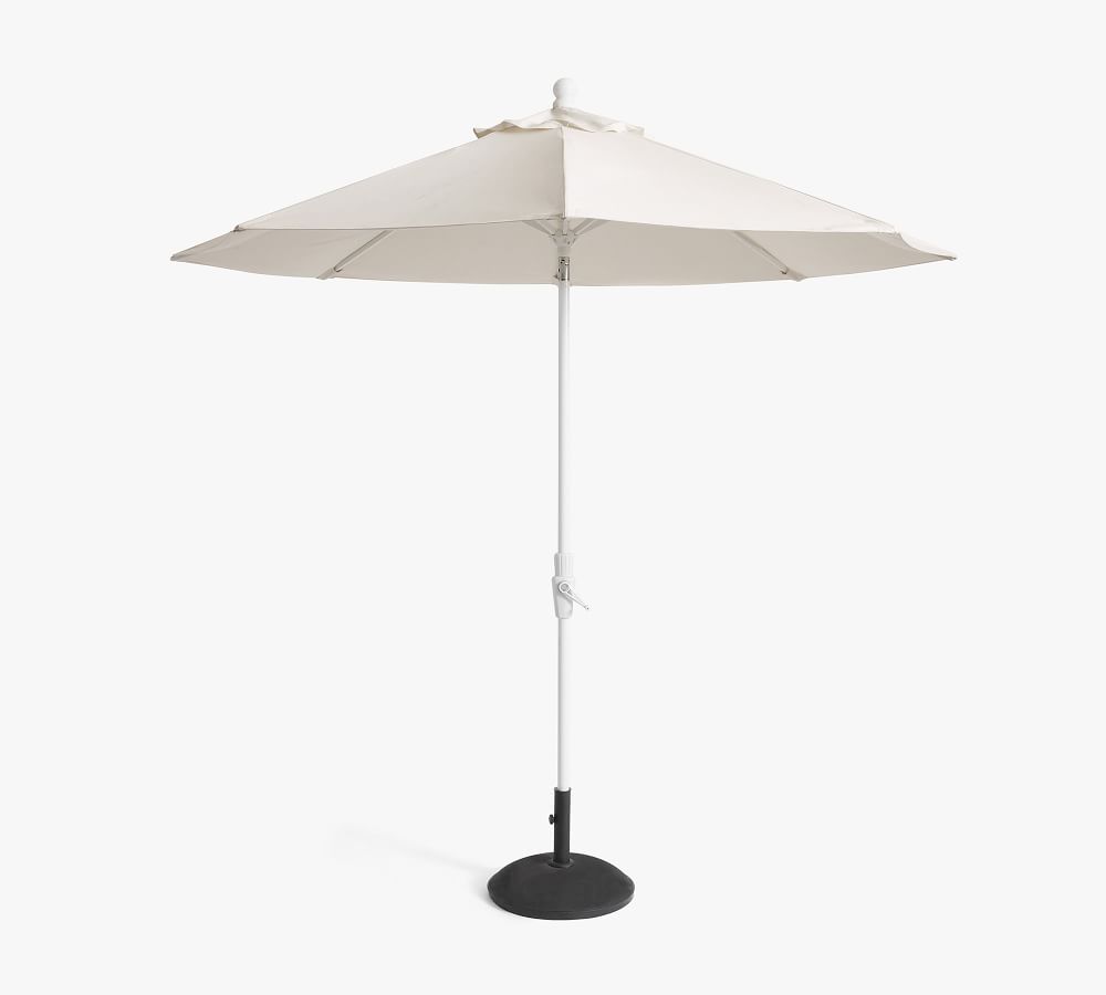 Round Outdoor Umbrella Outdoor Umbrellas Pottery Barn