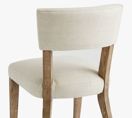 Payson Upholstered Dining Chair, White Upholstered Dining Chairs Pottery Barn