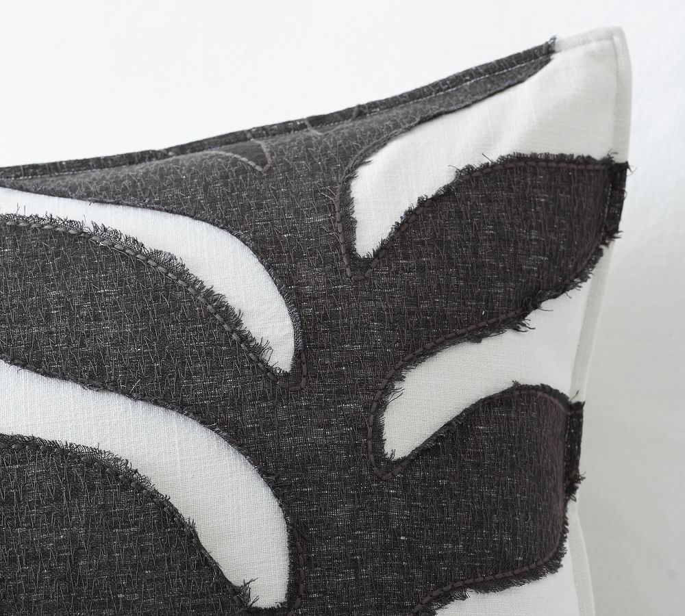 Lilo Embroidered Lumbar Pillow Cover Pottery Barn