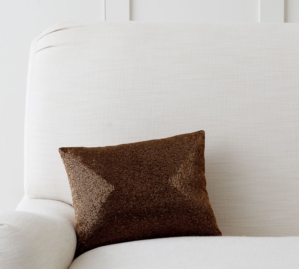 Luxe Beaded Boudoir Pillow Pottery Barn