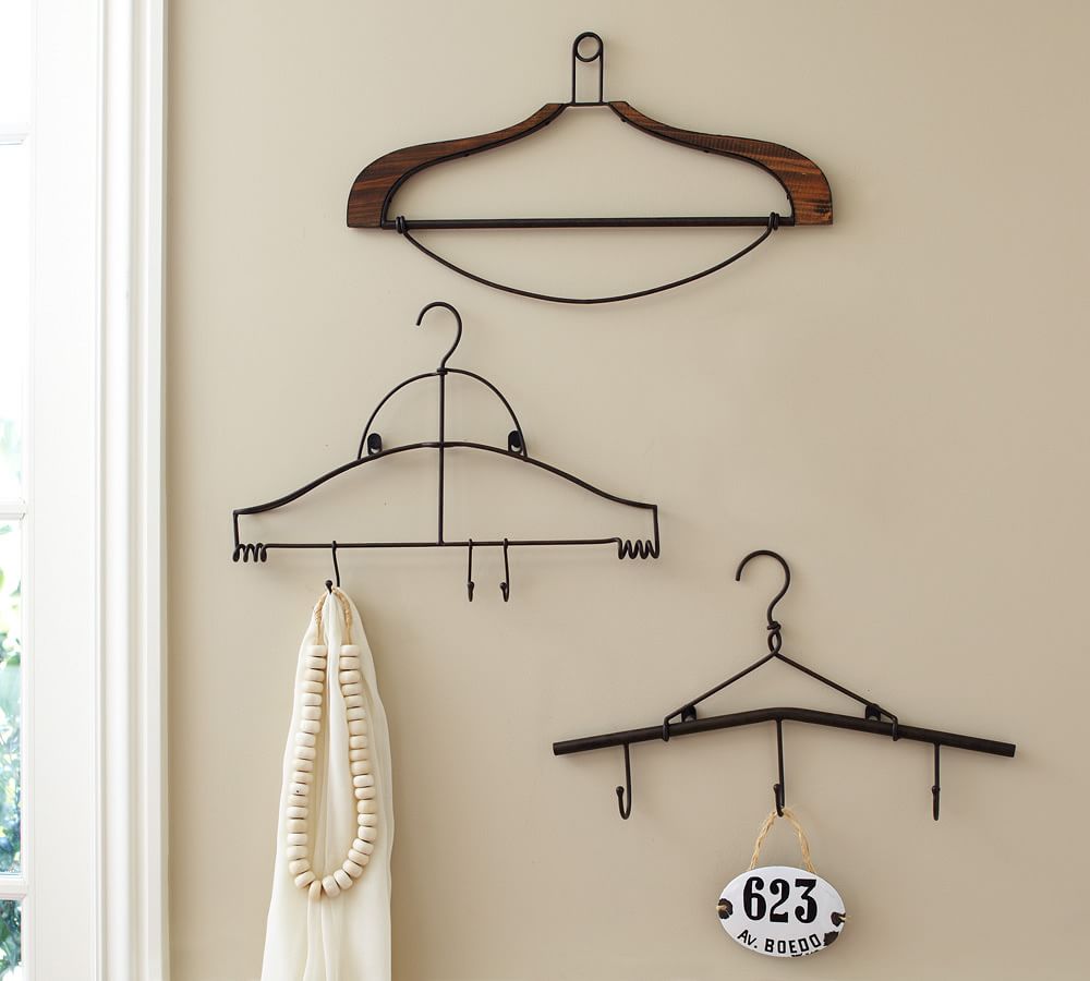 Rustic Hangers S/3 Pottery Barn