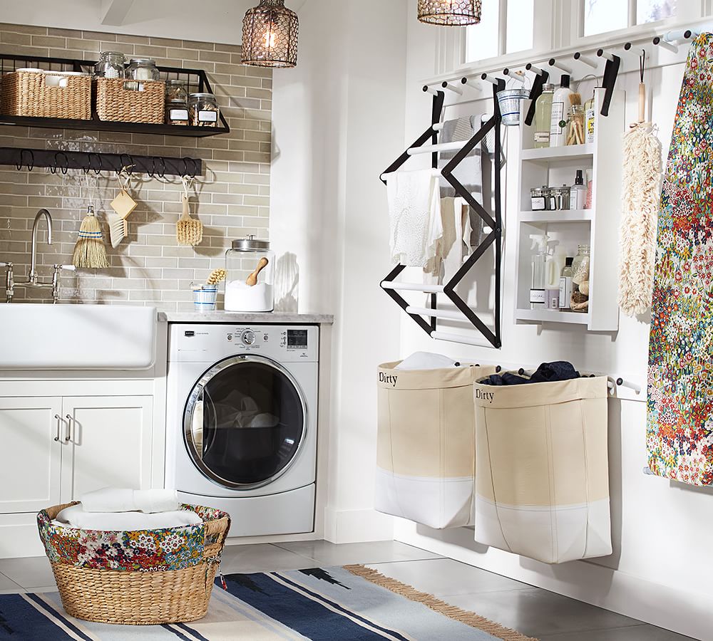 Savannah Laundry Basket Pottery Barn
