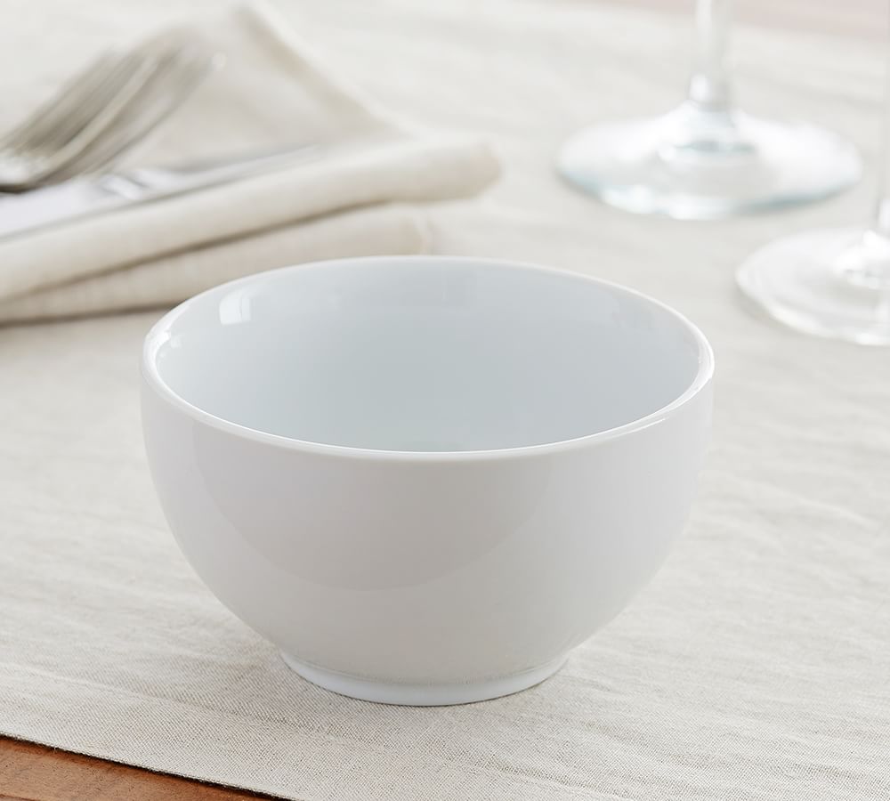Great White Porcelain Snack Bowl Pottery Barn
